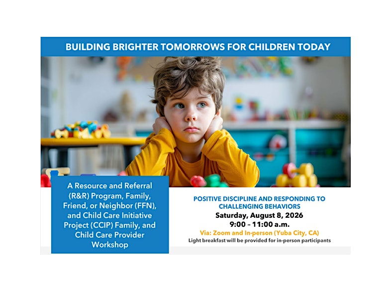 Positive Discipline & Responding to Challenging Behaviors (In-Person YC)